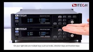 How to operate ITECH ITM3100 Ultracompact Wide Range DC Power Supply [upl. by Nwadahs]