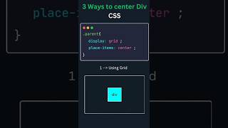 3 ways to center Div css html [upl. by Reffotsirk]