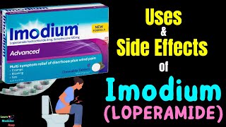 Imodium Loperamide – Side Effects Uses Mechanism of Action Dosage Interactions Warnings [upl. by Aicenev]