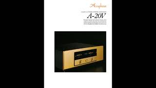 ACCUPHASE A20V BROCHURE CATALOG FOLDER PROPAGANDA 4K [upl. by Ethban]