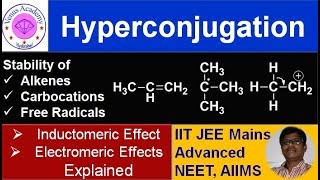 chapter 3a  Hyperconjugation  Keto Enol Tautomerism  Electronic Displacements [upl. by Eelarual]