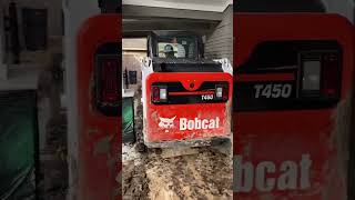 Bobcat T450 Track Loader threads the needle Bobcat [upl. by Ardaid24]