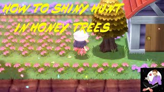 HOW TO SHINY HUNT IN HONEY TREES And where to find Honey  Pokemon BDSP [upl. by Llib]