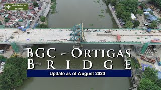 BGC  Ortigas Bridge update as of August 2020 [upl. by Allie811]