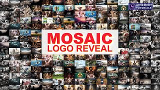 Mosaic Photo Logo Reveal  Mosaic Photography Logo Animation  Logo Animation After effect tutorials [upl. by Harias410]