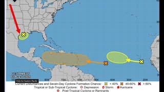 Tropical System Forms Gulf of MexicoMajor Flooding PossibleAtlantic Update [upl. by Dhaf]