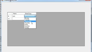 C How to manually drop down a DataGridViewComboBoxColumn [upl. by Berglund736]