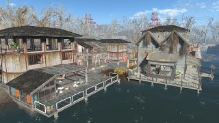 Fallout 4 TAFFINGTON BOATHOUSE  Settllement build tour  NO MODS [upl. by Karrie420]