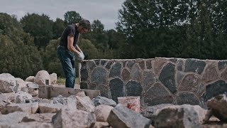 Making Zero Concrete Stone Foundation [upl. by Waltner864]