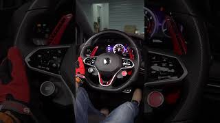 How LED Steering Wheel Paddle Shifters Work on VW Golf GTI MK8？ [upl. by Pollack955]