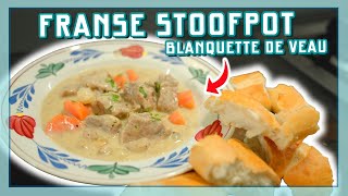 FRANSE STOOFVLEES KLASSIEKER BLANQUETTE DE VEAU  EtenmetNick  How to [upl. by Nire]