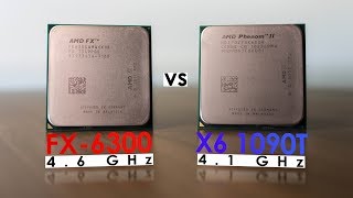 FX6300 vs Phenom II X6 1090T  Which Six Core Design is Better [upl. by Marley]