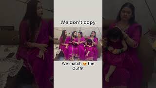 Family😍twinning youtubeshorts trending viralvideos trending viralshorts outfit [upl. by Elleniad]