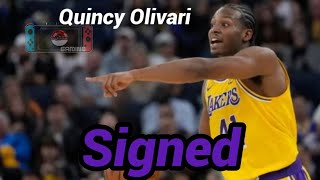 Quincy Olivari pumirma na nang twoway contract para sa Los Angeles Lakers nbaplayer nbaupdates [upl. by Mcgruter815]