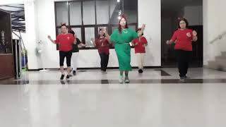 Holly Jolly Line Dance 24 Choreo Ria Joyful Vivi Margaretha Mariana Santosa Yunita  All INA [upl. by Postman]