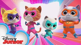 Meet the Kitties  SuperKitties  ⭐️ ⭐️  disneyjunior [upl. by Hardan]