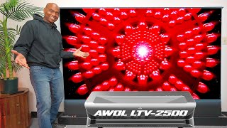 AWOL LTV2500 DOLBY Vision amp Gaming Triple Laser UST Projector [upl. by Deyes]