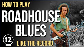 Roadhouse Blues  The Doors  Guitar Lesson [upl. by Aticnemrac]