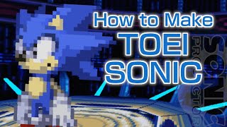 Toei Sonic Custom Character Tutorial  SONIC Projector RP [upl. by Tailor]