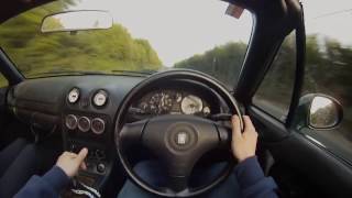 Mazda NB MX5 Turbo Exhaust POV [upl. by Curtice]