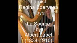 Harpist harpiste Regina Ederveen plays La Source by Albert Zabel on harp [upl. by Sillig]