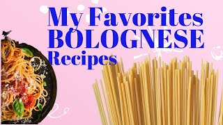 BOLOGNESE SAUCE RECIPES [upl. by Narf299]