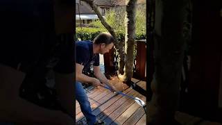 Comment entretenir une terrasse en bois avec Rubio Monocoat [upl. by Linis]