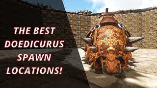 ARK Fjordur  Best Doedicurus spawn locations [upl. by Dollar547]