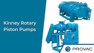 Kinney Rotary Piston Pumps  Applications amp Uses [upl. by Ahsiekat]