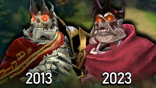 Dota 2  Skeleton King amp Wraith King Arcana Comparison [upl. by Gretna145]