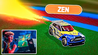 BEST OF ZEN IN RLCS  ROCKET LEAGUE RLCS BEST PLAYS [upl. by Magel]