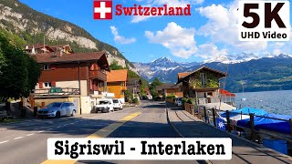 Sigriswil  Interlaken Switzerland Summer Cab Ride  4K UHD Video [upl. by Stephanie]