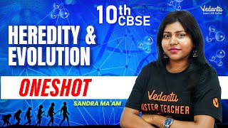 Heredity amp Evolution  One Shot  CBSE Class 10 Biology  Sandra Maam [upl. by Fred]