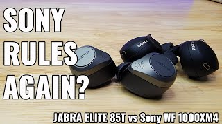 Sony still rules as King Sony WF1000XM4 vs Jabra Elite 85t [upl. by Oaht449]