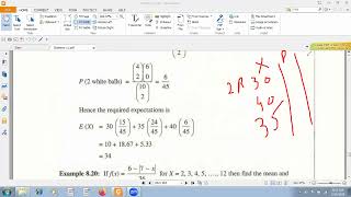 Inter1Expectation of Discrete Random VariableProbability distributionMeanVarianceQuestions [upl. by Yrome]