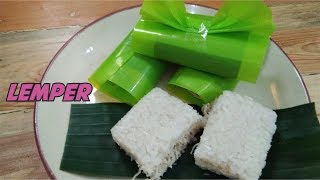 Cara Membuat Lemper isi Ayam [upl. by Jablon]