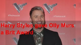 Harry Styles gave Olly Murs a Brit Award [upl. by Nodnerb]