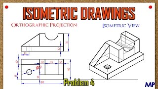 Isometric Views Problem 4 [upl. by Enelra]