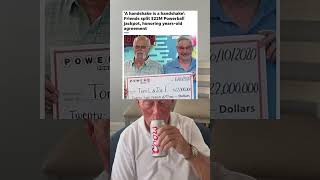 Friends Split 22 Million Power Ball Jackpot Honoring Years Old Agreement grandpa [upl. by Clorinde276]