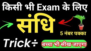 🔥Sandhi class 10th Hindi vyakaran Hindi grammar class 10th sandhiसन्धि One Shot [upl. by Droffilc]