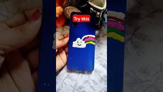 Die mobile cover painting। how to reuse mobile cover।shorts viralvideo ytshorts art reuseidea [upl. by Aikimat]