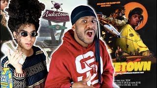 THIS SONG SO MF HARD  Ski Mask The Slump God  Nuketown ft Juice WRLD REACTION [upl. by Daas598]