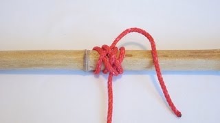 How To Tie A Boom Hitch  Knot [upl. by Sager329]