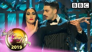 Michelle and Giovanni Foxtrot to the Addams Family theme  Halloween  BBC Strictly 2019 [upl. by Eedia201]