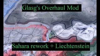 My Hoi4 mod  Sahara rework and Liechtenstein Updt 28 [upl. by Novel]