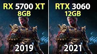 RX 5700 XT vs RTX 3060 12GB  Test in 11 Games [upl. by Sito]