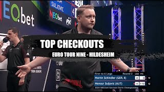 TOP CHECKOUTS 2024 German Darts Championship [upl. by Marlyn]