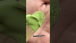 Nose waxing kaise karewaxing newsong Pooja singh beauty [upl. by Ecinreb]