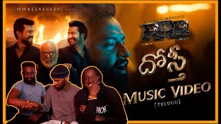 Dosti Music Video RRR  Hema Chandra  MM Keeravaan  Jr Ntr  Ram Charan  Amit Trivedi  Reaction [upl. by Ciapas700]