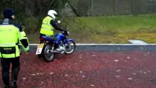 Module One 1 UTurn Manual new manoeuvres test LEARN2RIDE [upl. by Harrison]